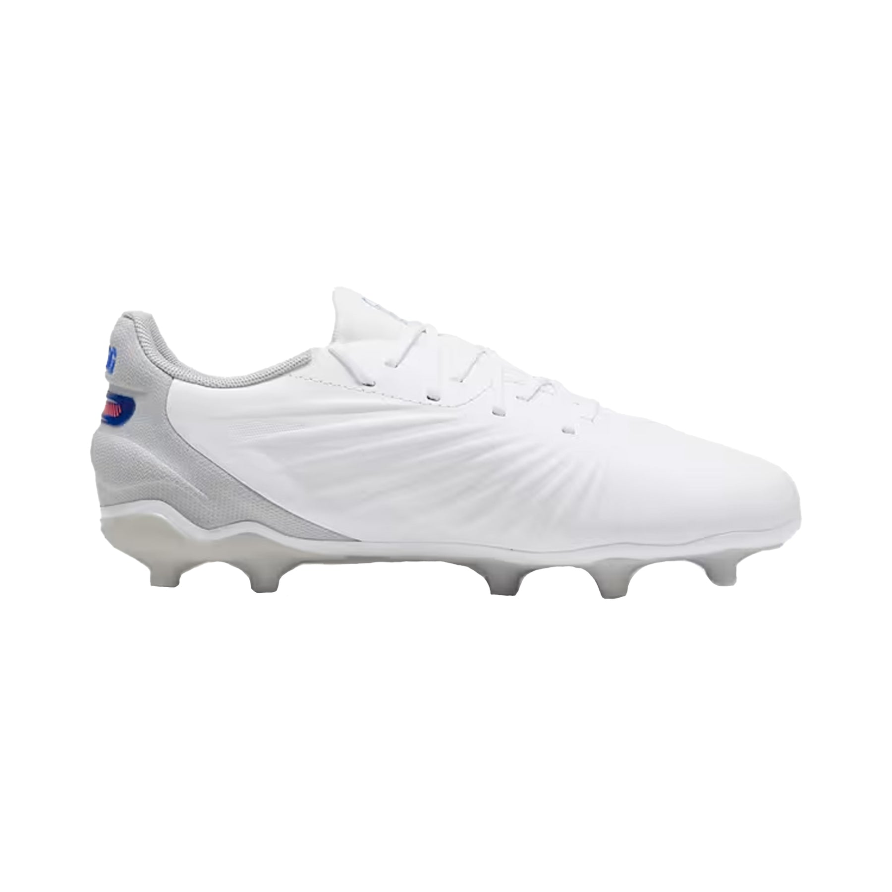 Puma King Match FG/AG Junior Football Boots: White/Bluemazing/Light Grey