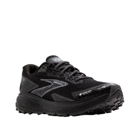 Brooks Divide 5 GTX Mens Trail Running Shoes: Black/Alloy/Primer Grey