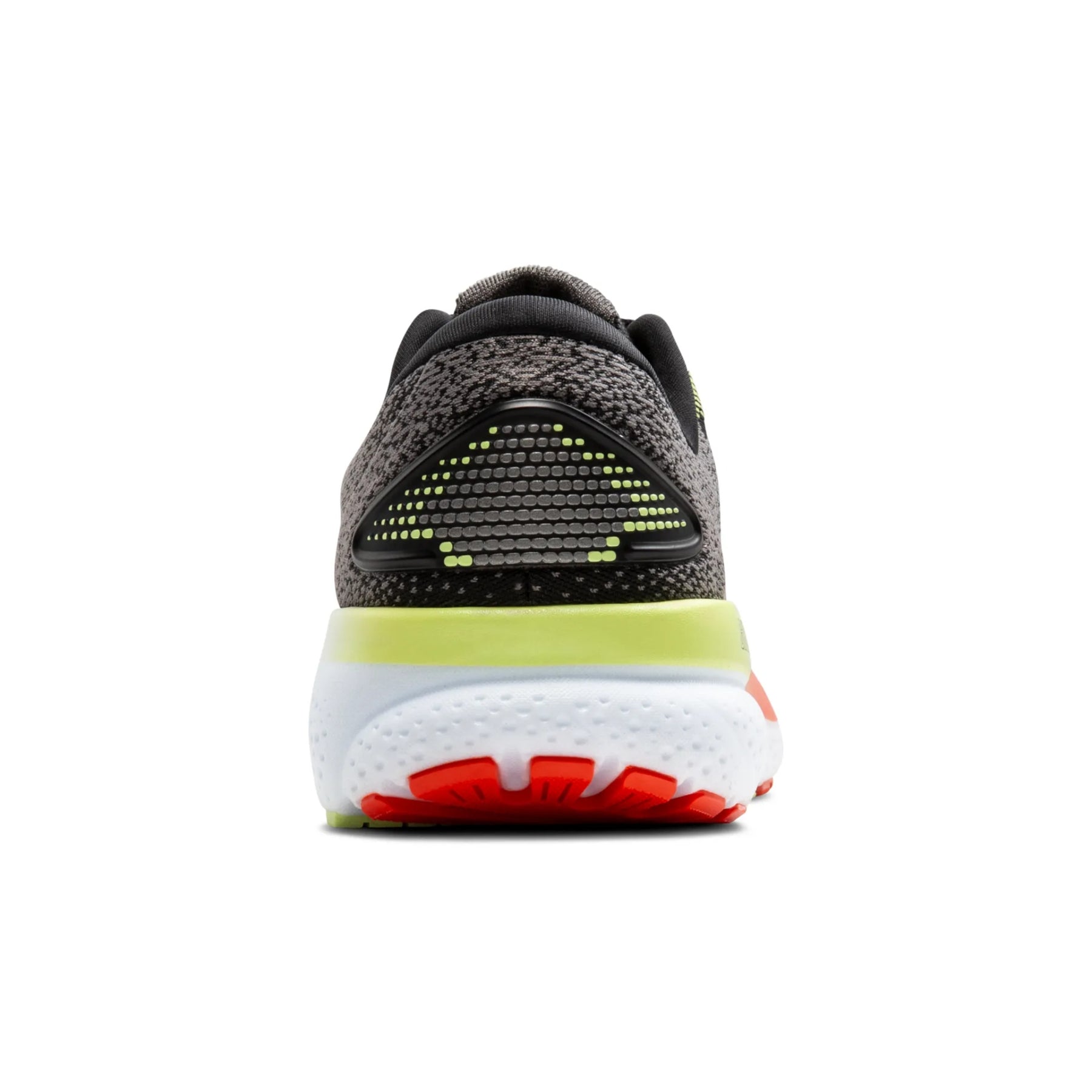 Brooks Ghost 16 Mens Running Shoes: Black/Mandarin Red/Green