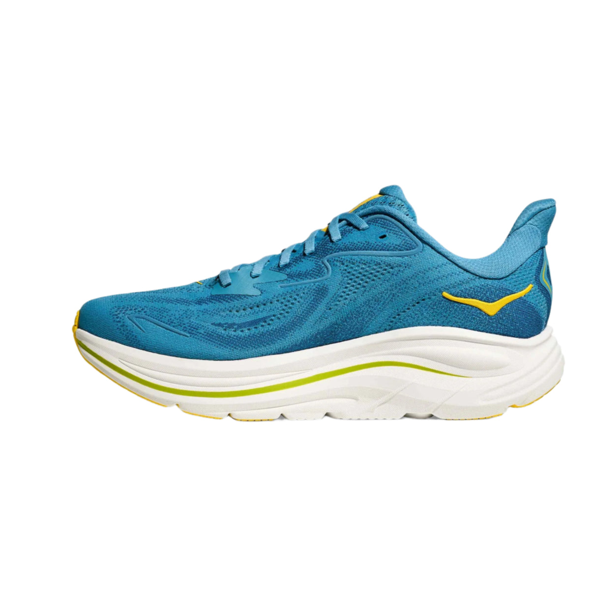 Hoka Clifton 10 Mens Running Shoes: Alpine Blue/Foggy Night