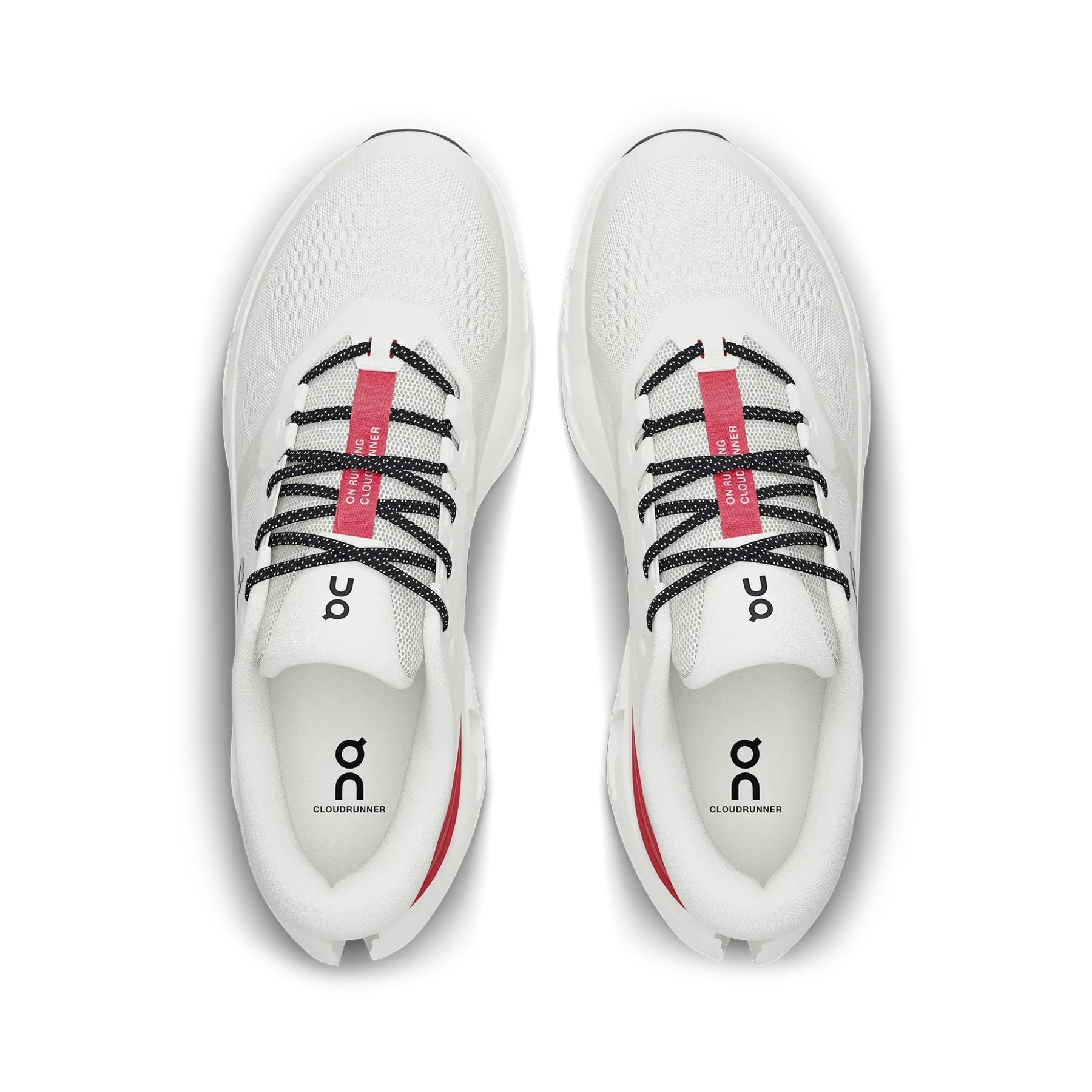 On Cloudrunner 3 Mens Running Shoes: Ivory/Robin