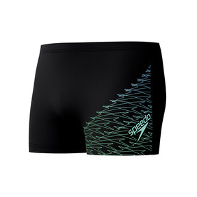 Speedo Mens Medley Logo Aquashort: Green