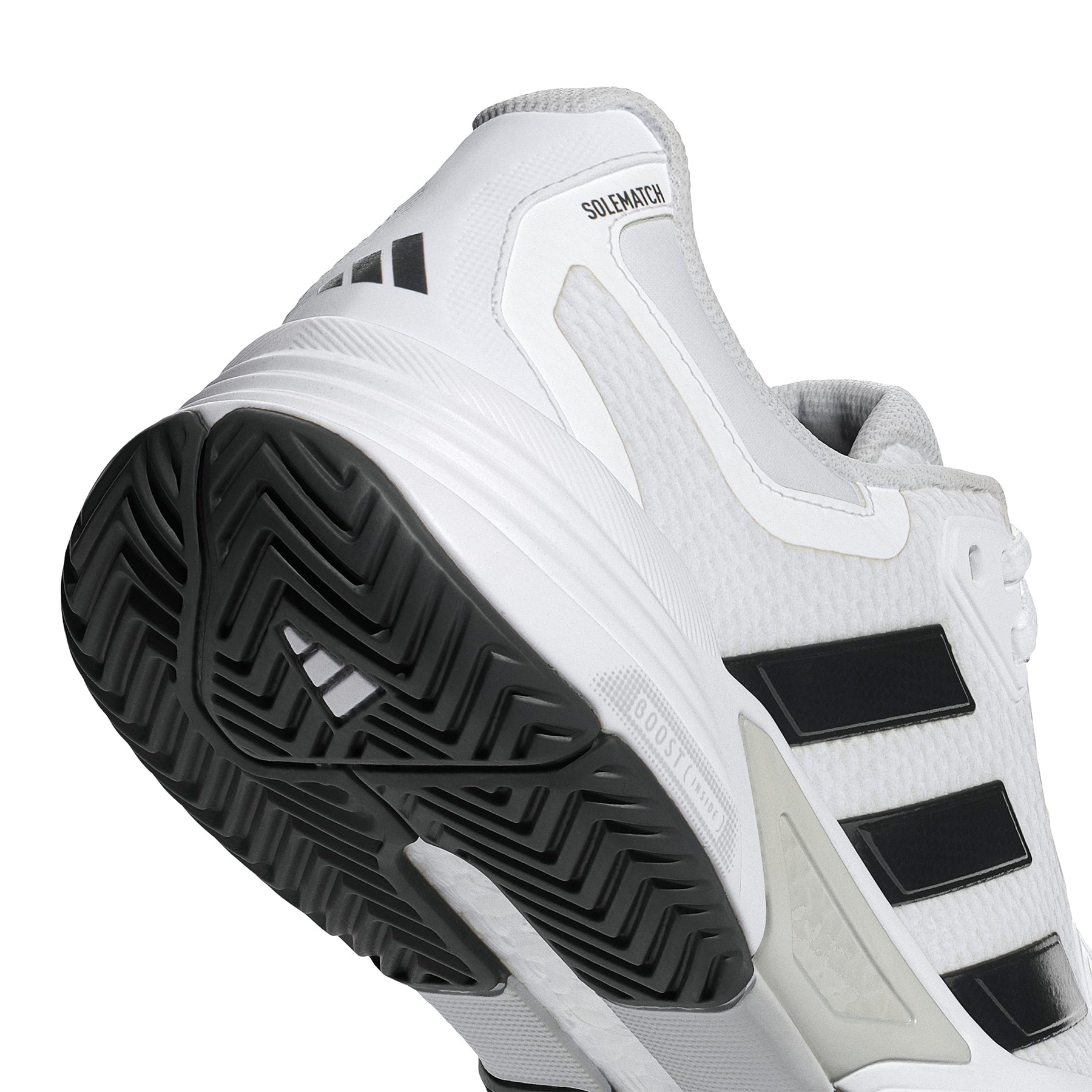 Adidas Solematch Control 2 Mens Tennis Shoes: White/Navy
