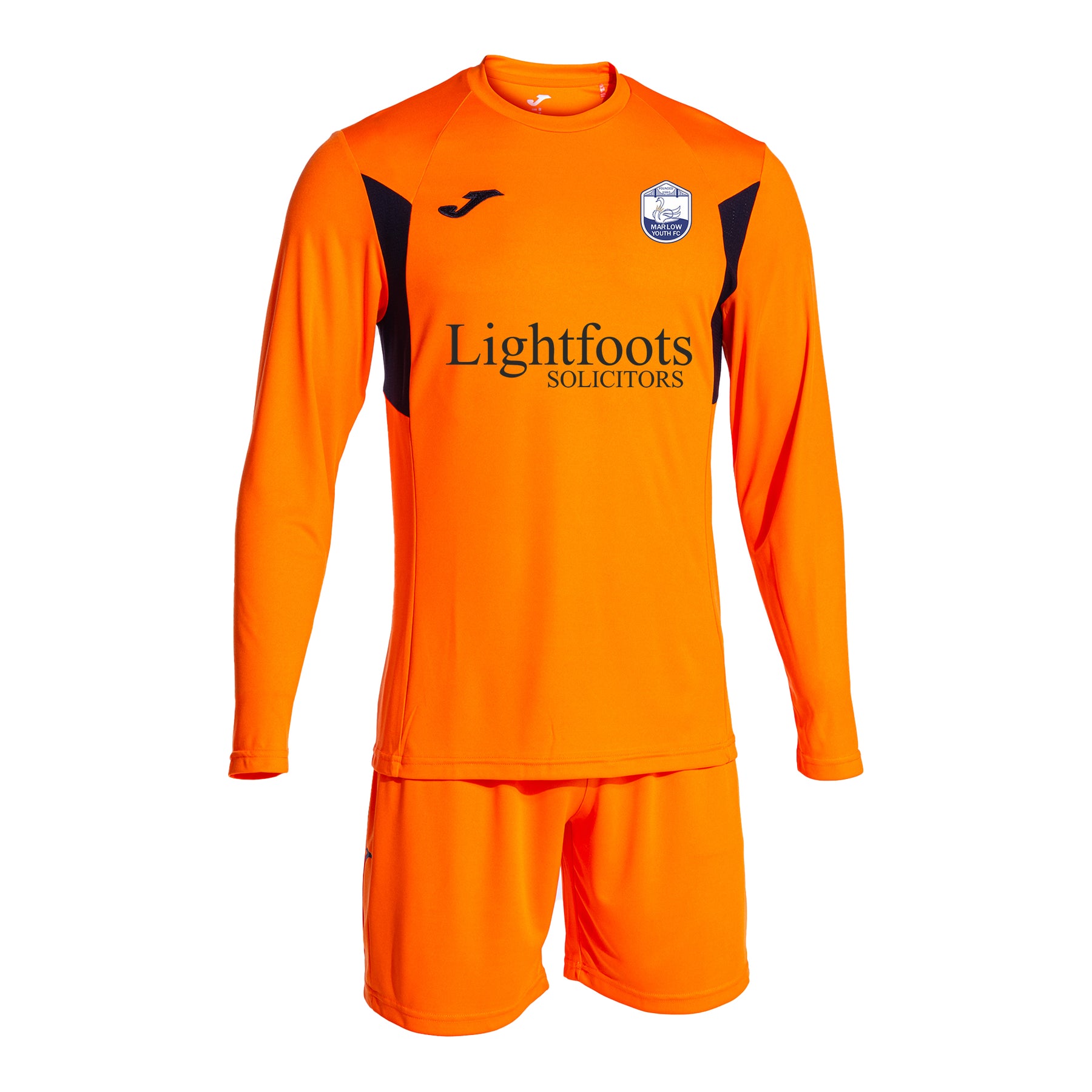 Marlow Youth GK Set: Orange/Black