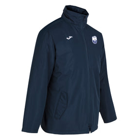 Marlow Youth FC Fleece Lined V2 Rain Jacket: Navy