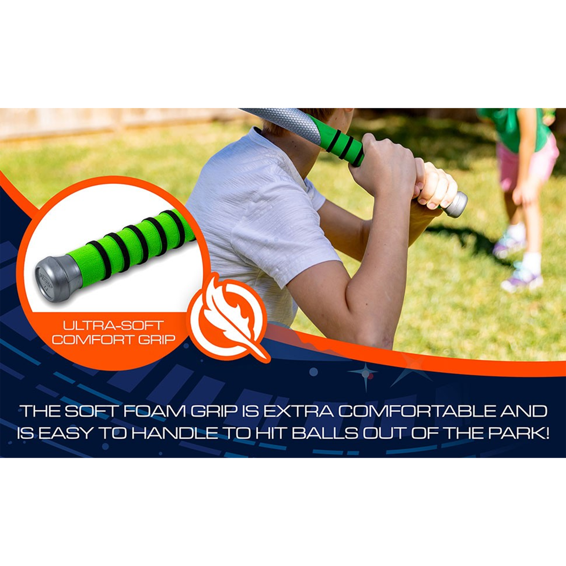 Nerf 27" Foam Bat and Ball Set