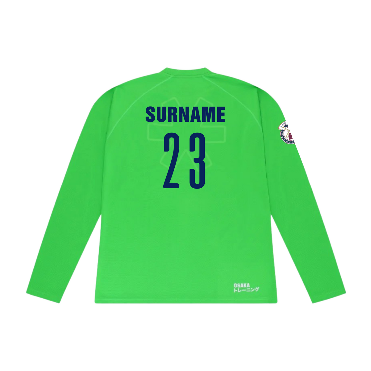 Wimbledon HC TA Keeper Tee Long Sleeve: Fluo Green