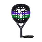 Y1 Panna Padel Racket: Black/Green/Purple