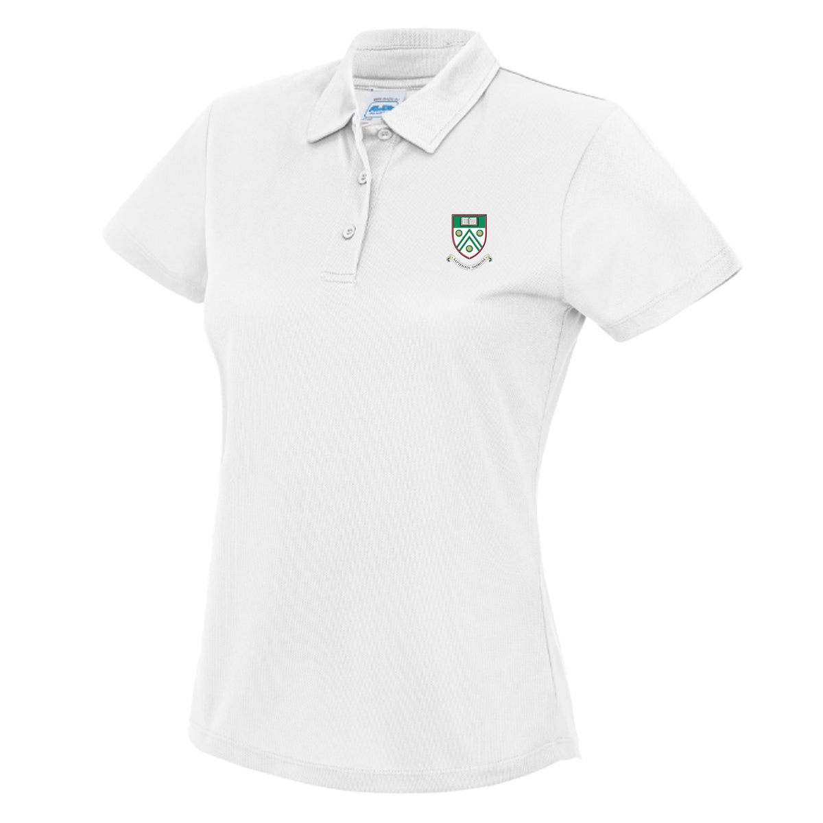 Langley Grammar Female Fit Polo: White