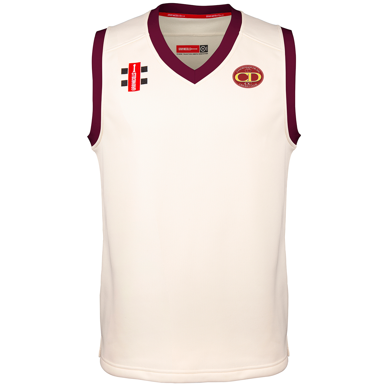 Cookham Dean CC Pro Performance Slipover: Ivory