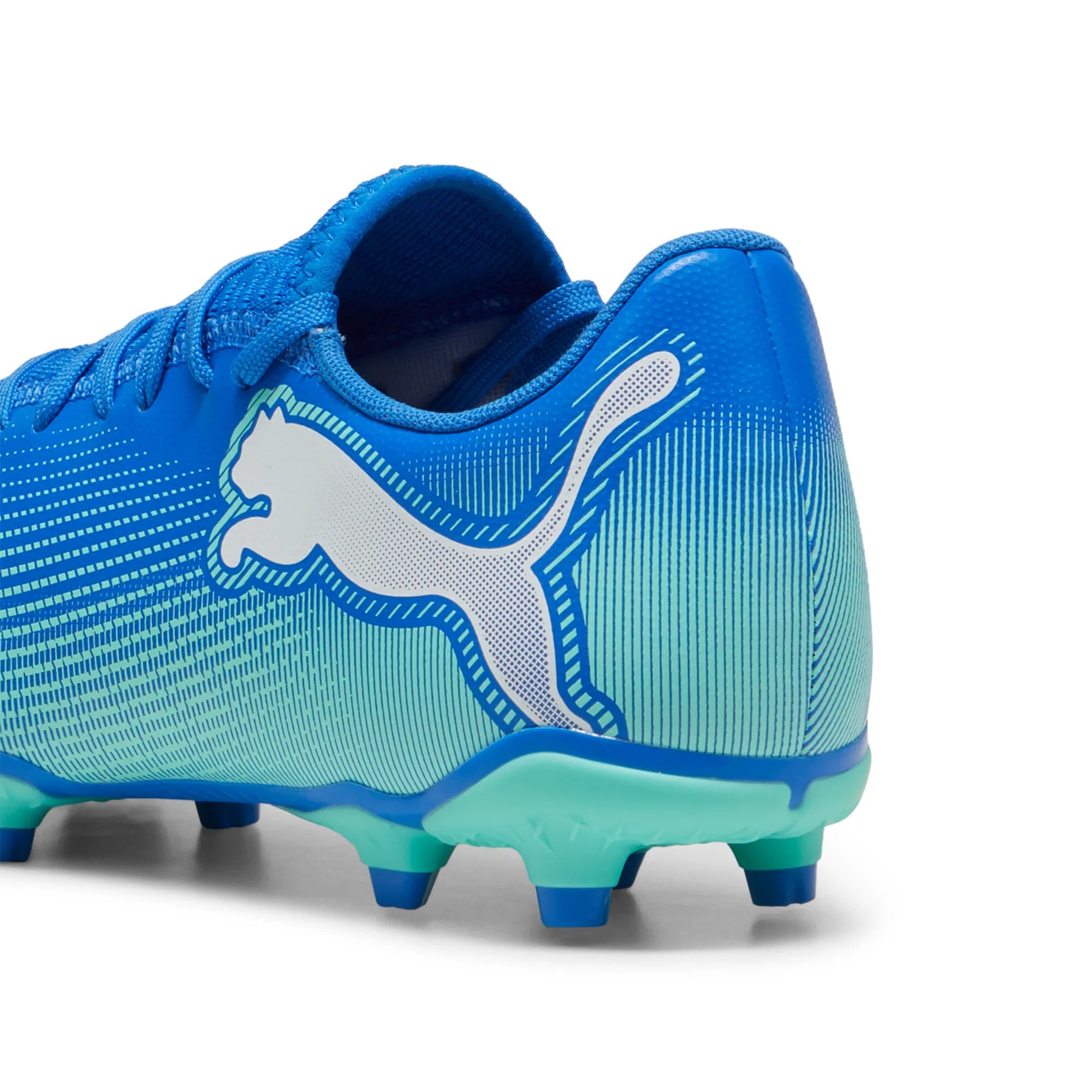 Puma Future 7 Play FG/AG Football Boots: Hyperlink Blue/Mint/White