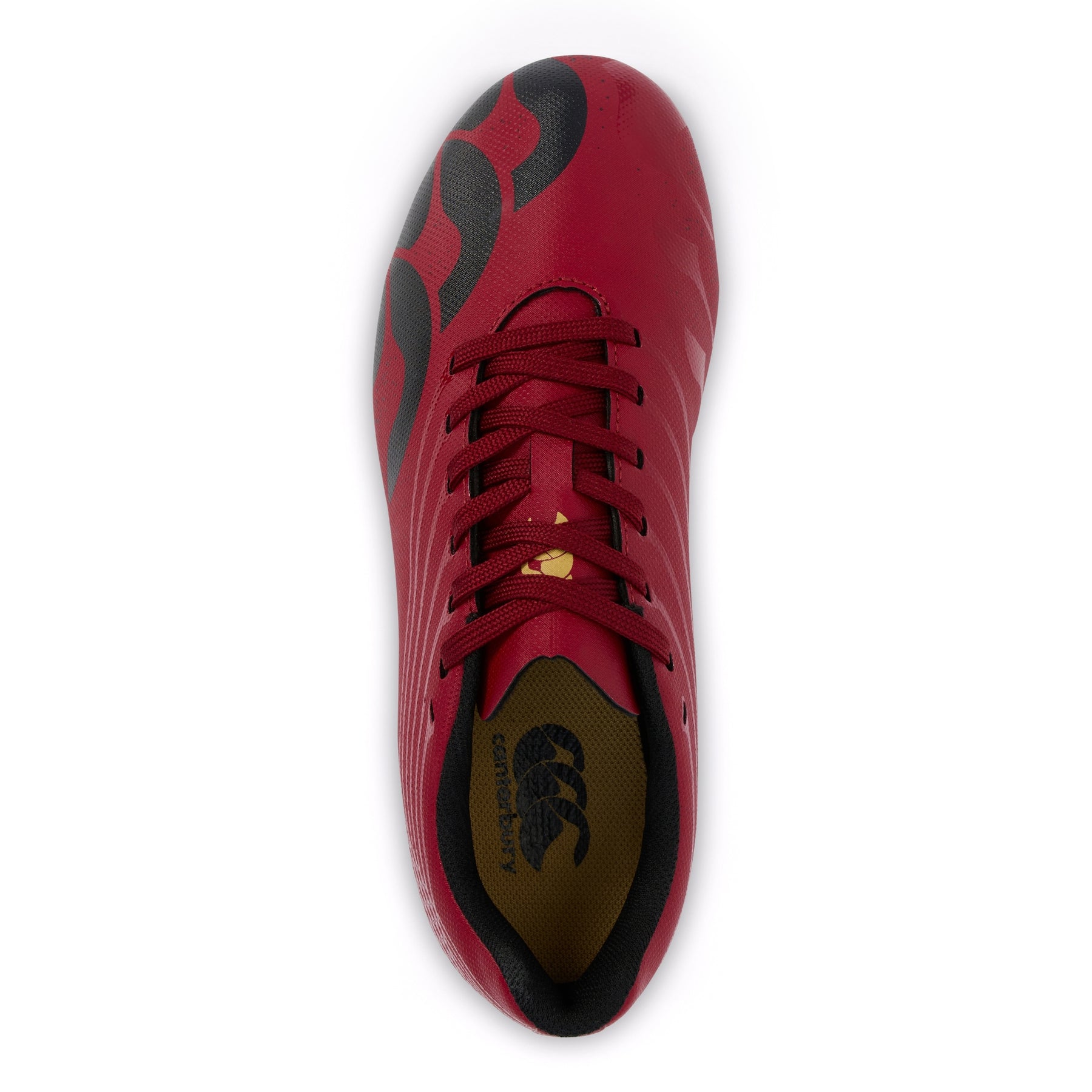 Canterbury Junior Stampede Team Soft Ground Rugby Boots: Red