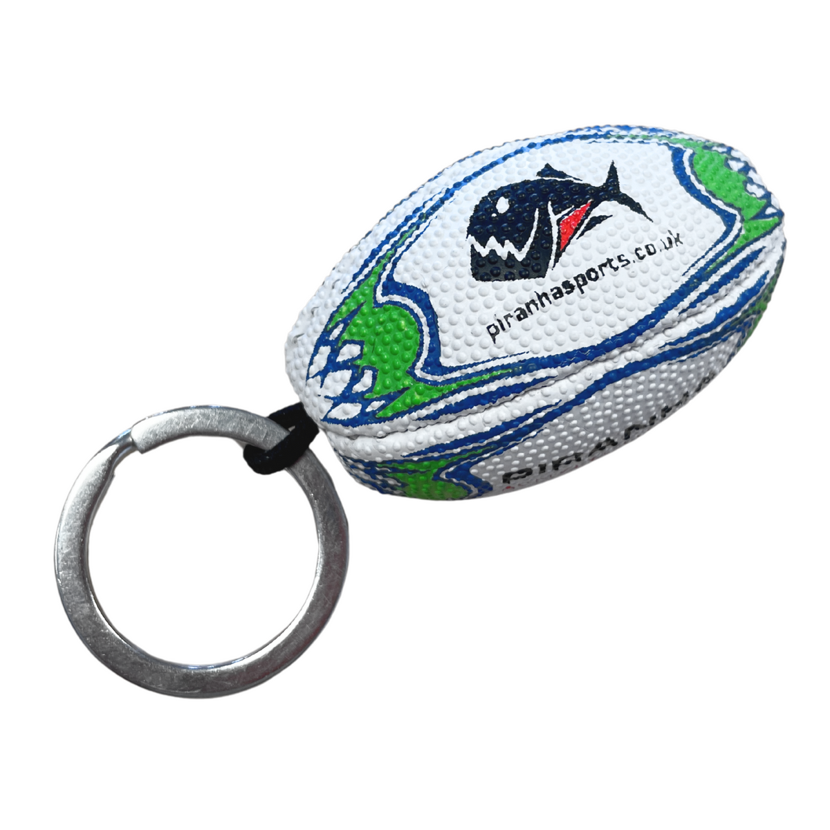 Piranha Rugby Ball Key Ring