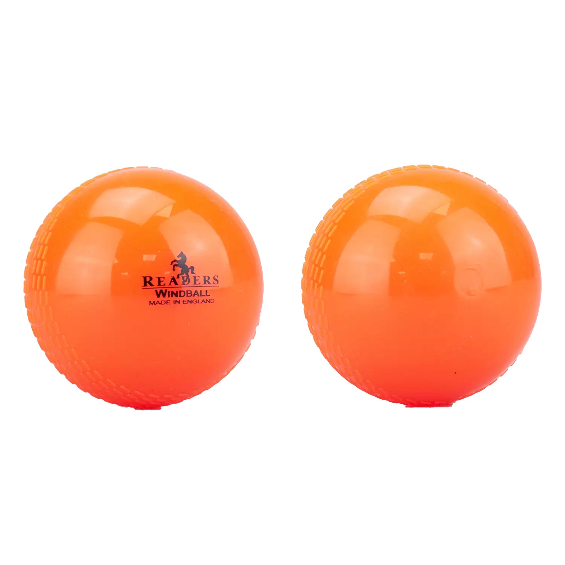 Readers Windball Senior Cricket Ball: Orange