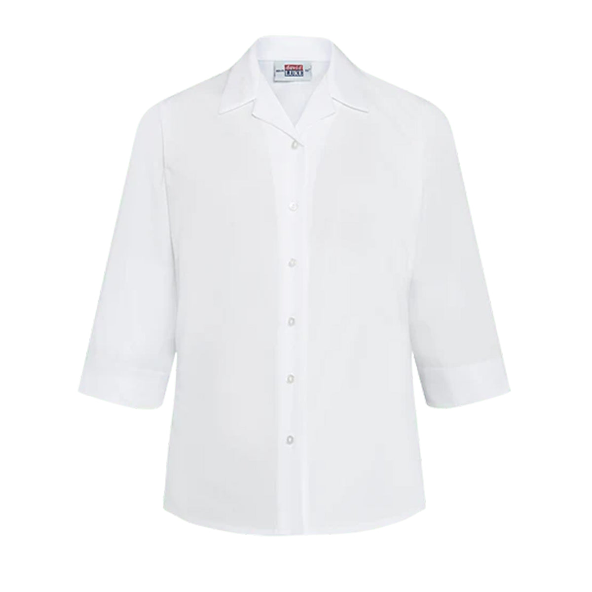 Revere 3/4 Sleeve Blouse (Twin Pack): White