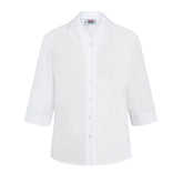 Revere 3/4 Sleeve Blouse (Twin Pack): White