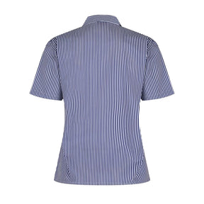 Revere Short Sleeve Blouse (Twin Pack): Navy/White