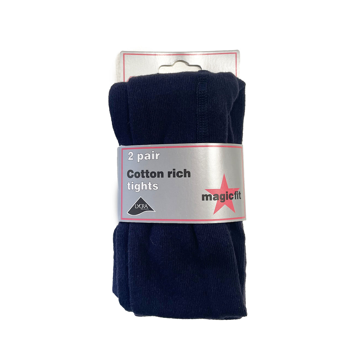 School Tights 2pk: Navy
