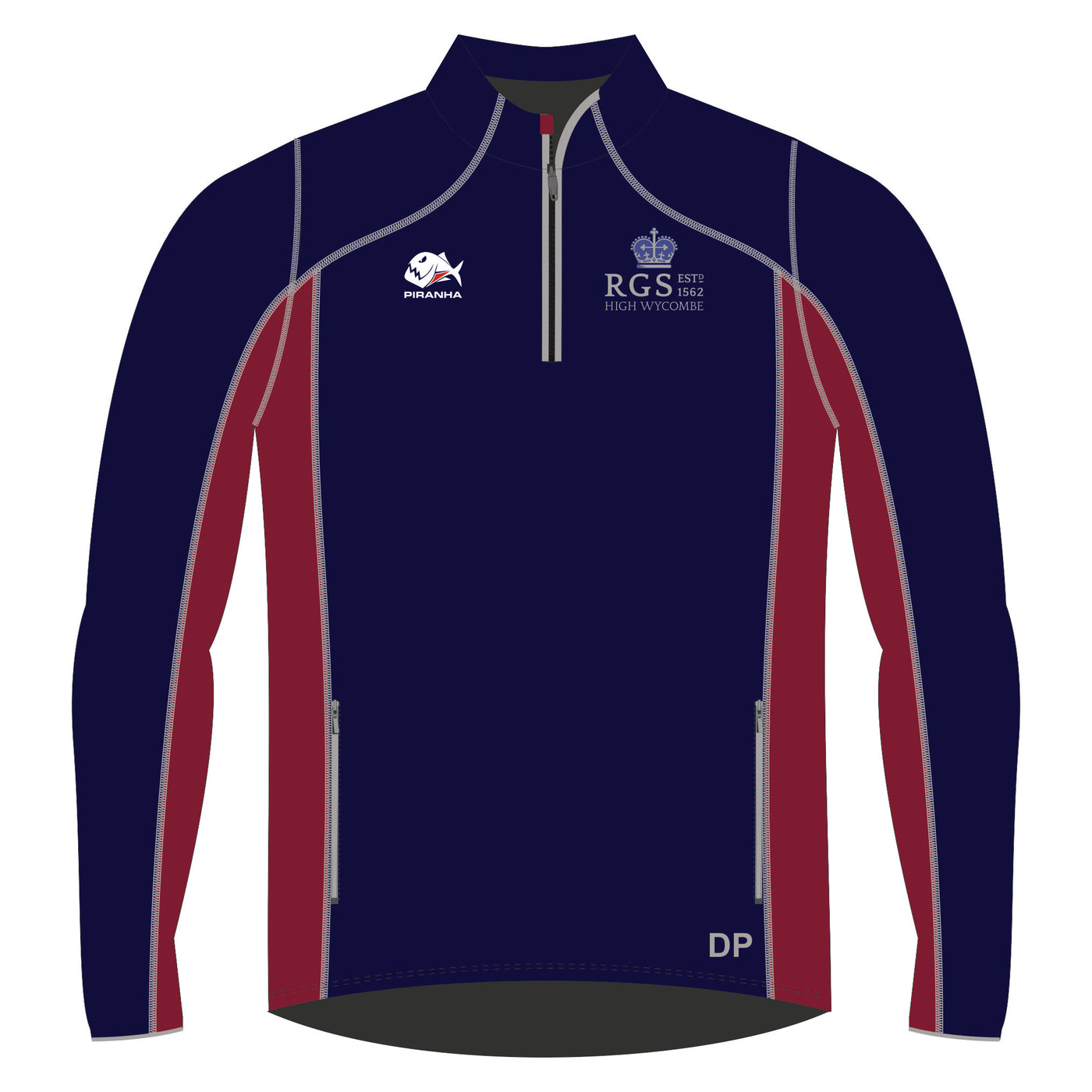 Royal Grammar School Midlayer: Navy/Maroon