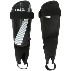 Rezo Irwin Shin Guards With Fixed Sock: Black