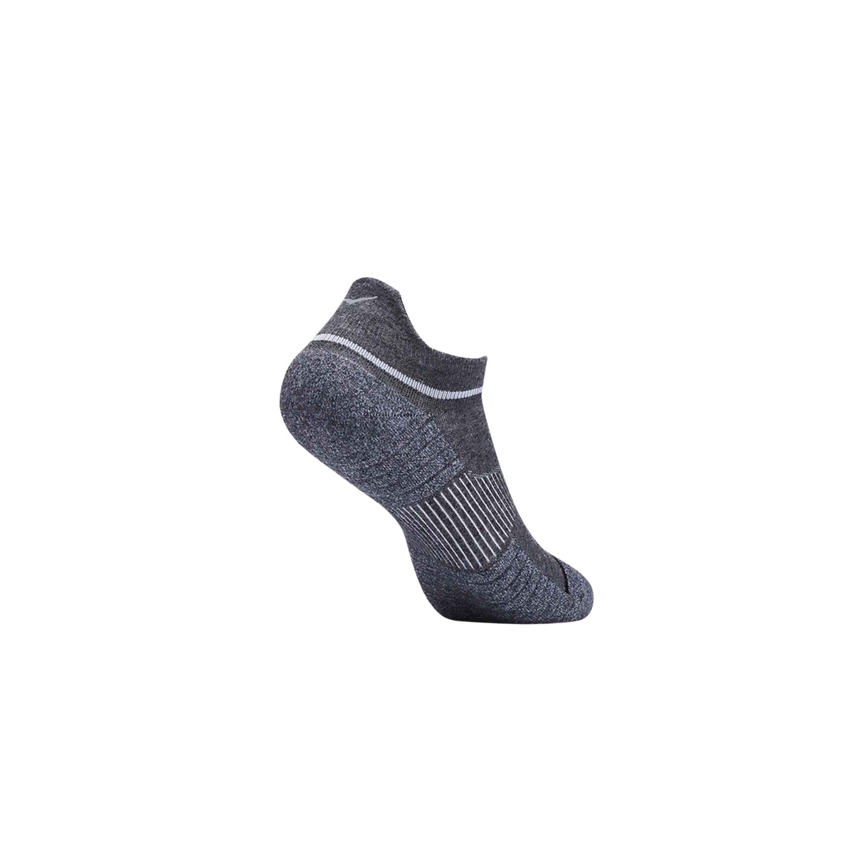 Hoka U No-Show Running Socks (3 pack) :White/Black