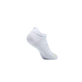 Hoka U No-Show Running Socks (3 pack) :White/Black