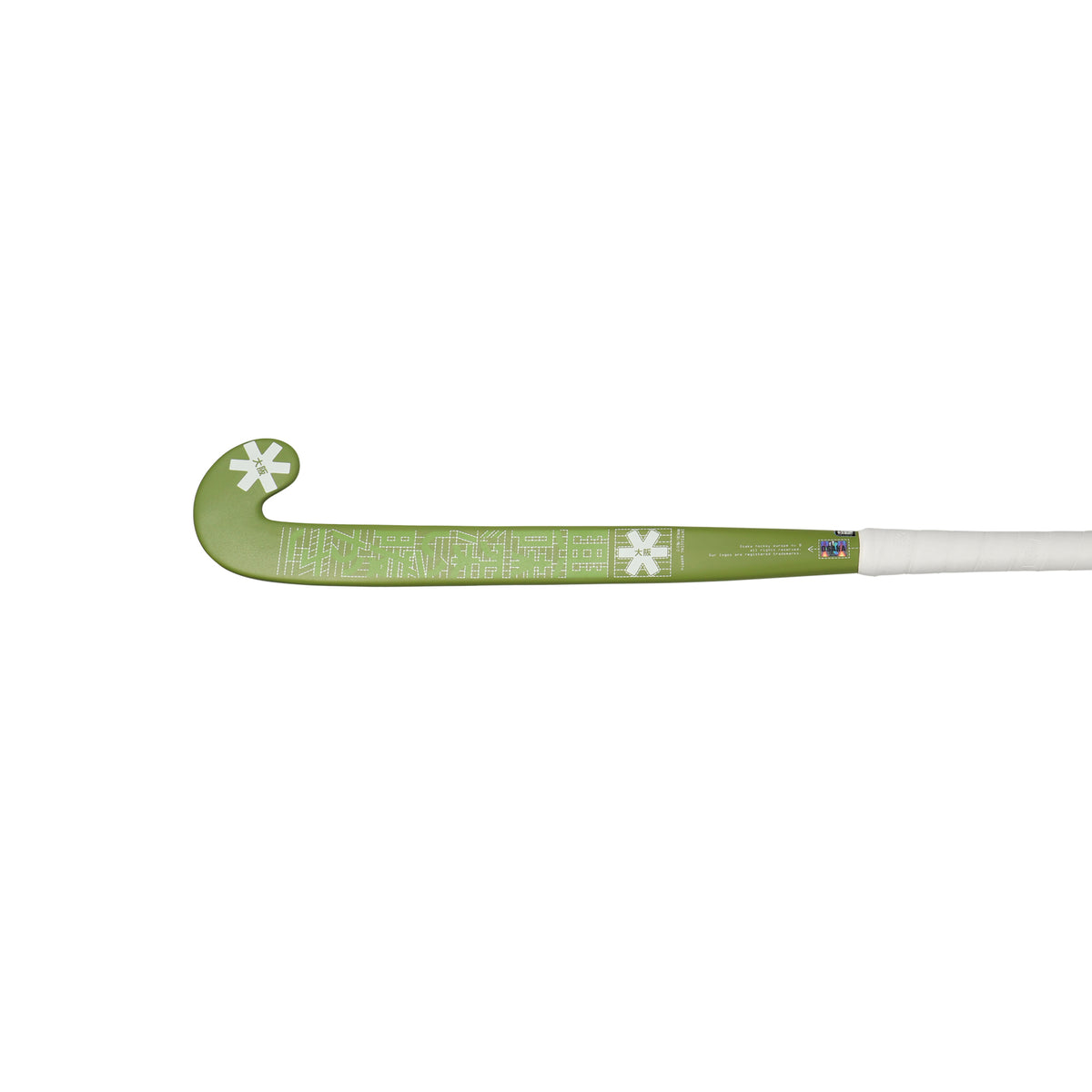 Osaka Low Bow 25 Advanced Hockey Stick 2025: Khaki Green