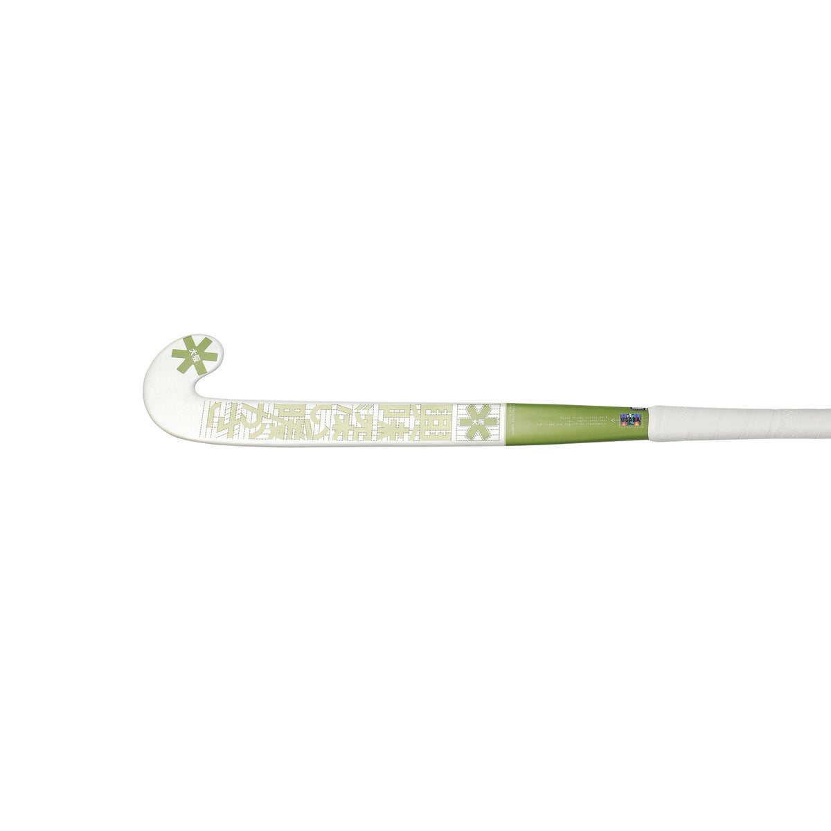 Osaka Low Bow 40 Advanced Hockey Stick 2025: Khaki Green