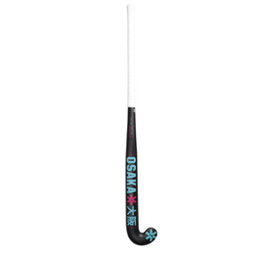 Osaka Mid Bow 10 Hockey Stick 2025: Retro Blue/Raspberry