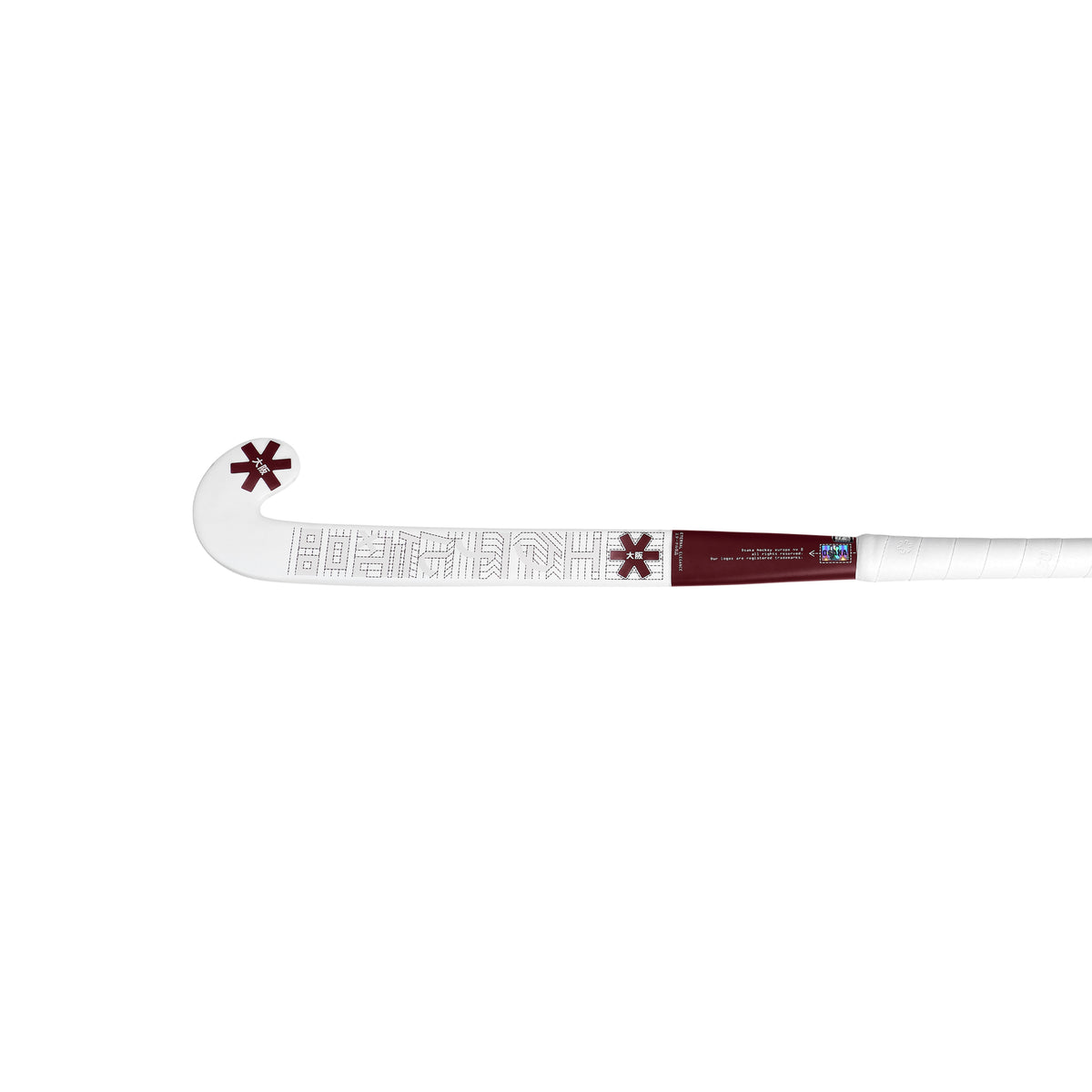 Osaka Mid Bow 40 Hockey Stick 2025: Cherry Lacquer