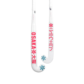 Osaka Mid Bow WG Hockey Stick 2025: Raspberry