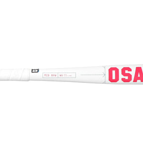 Osaka Mid Bow WG Hockey Stick 2025: Raspberry