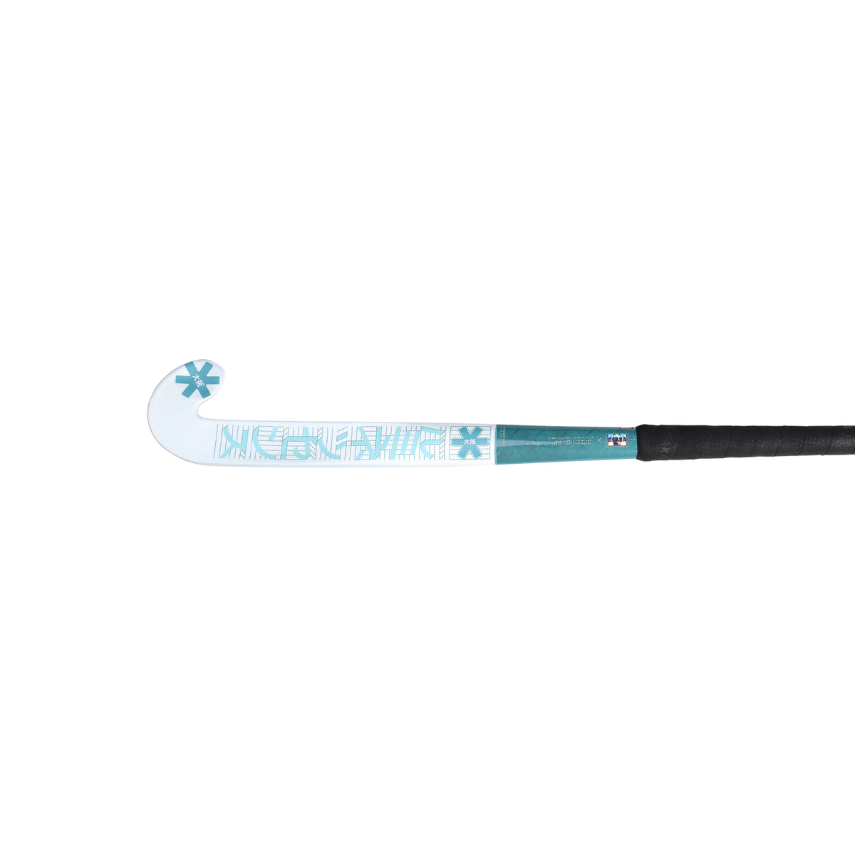 Osaka Low Groove 40 FutureLab Hockey Stick 2025: Retro Blue