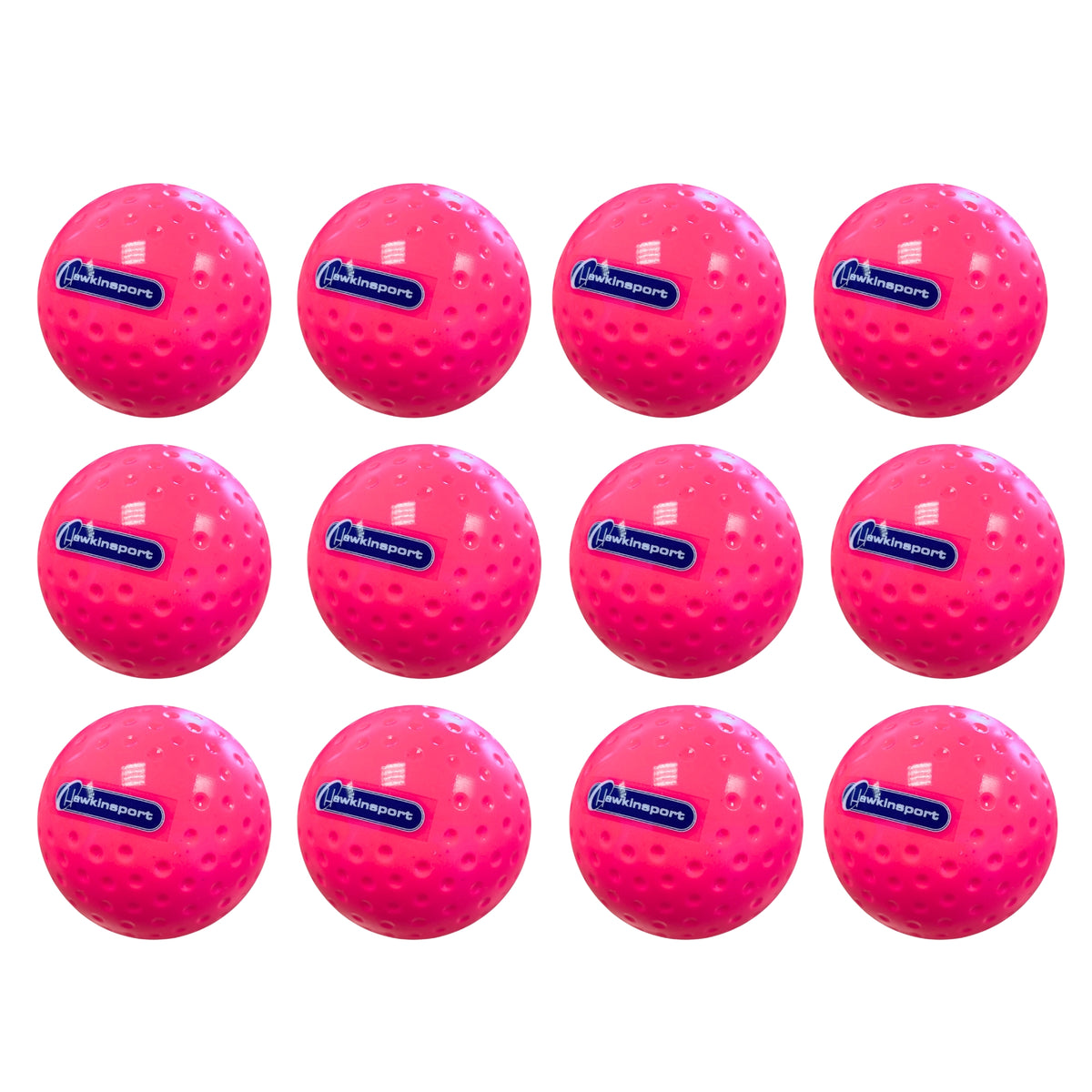 Kookaburra Saturn Dimple Hockey Ball - 12 Pack: Pink