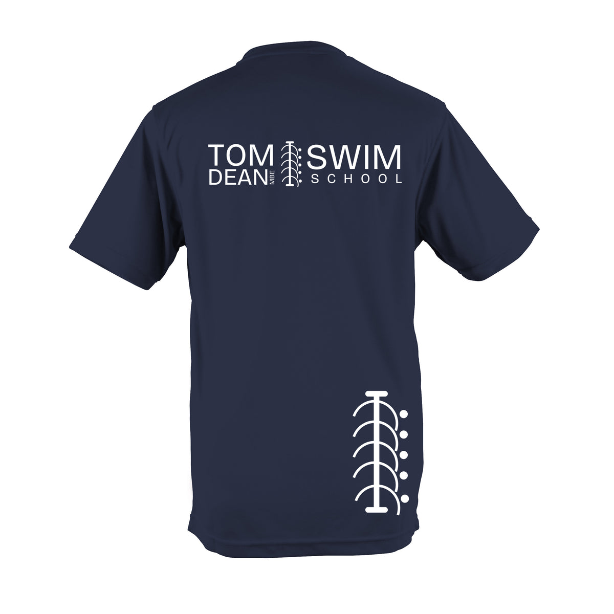Tom Dean Swim School Swim Teacher's T-shirt: Oxford Navy