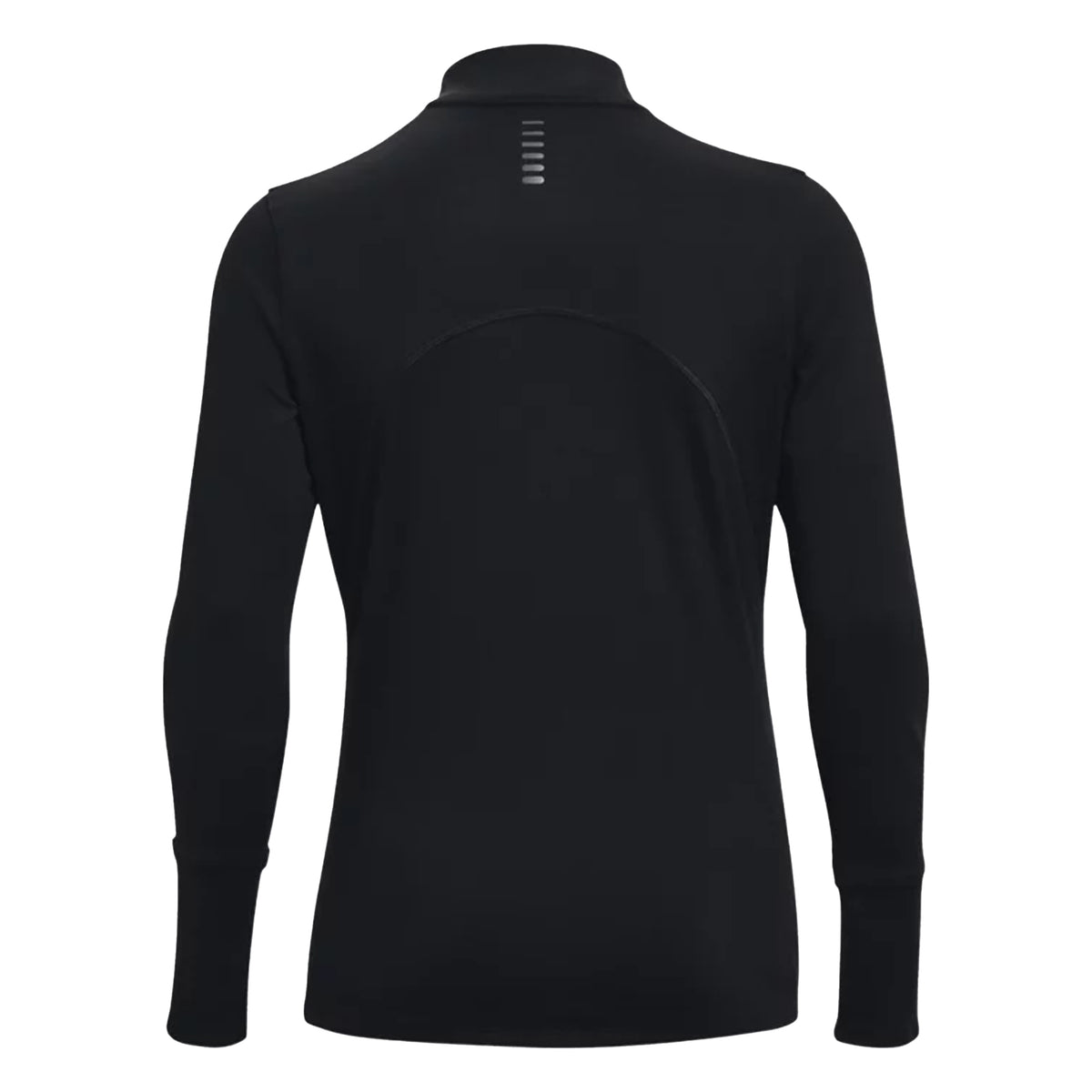 Under Armour Womens Qualifier Run 2.0 1/2 Zip Top: Black/Reflective
