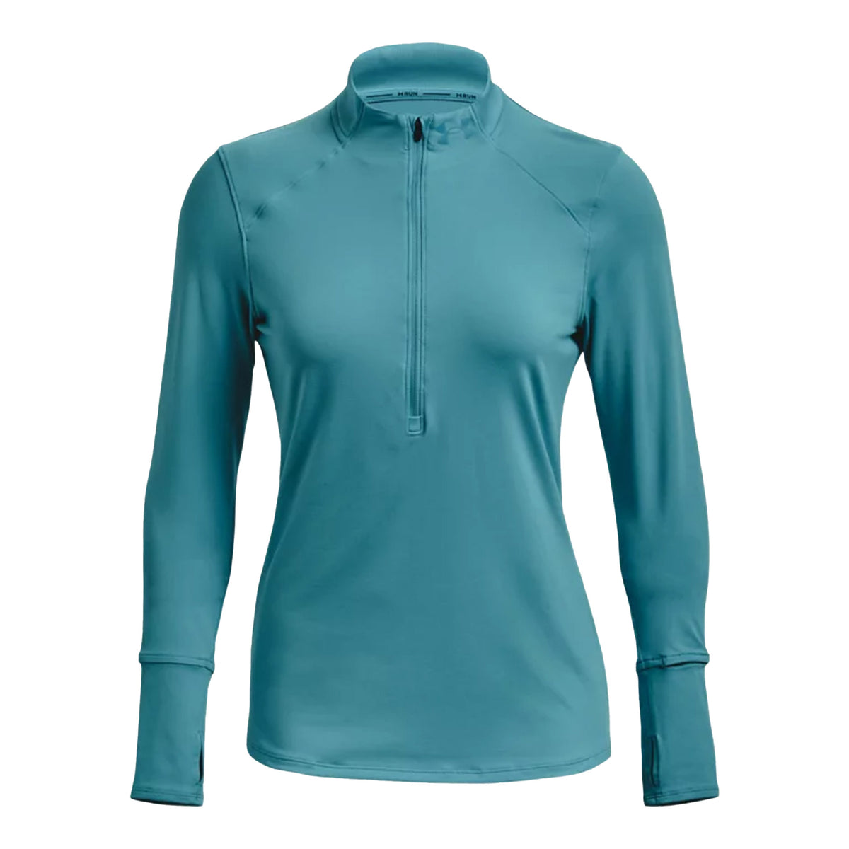 Under Armour Womens Qualifier Run 2.0 1/2 Zip Top: Glacier Blue/Reflective