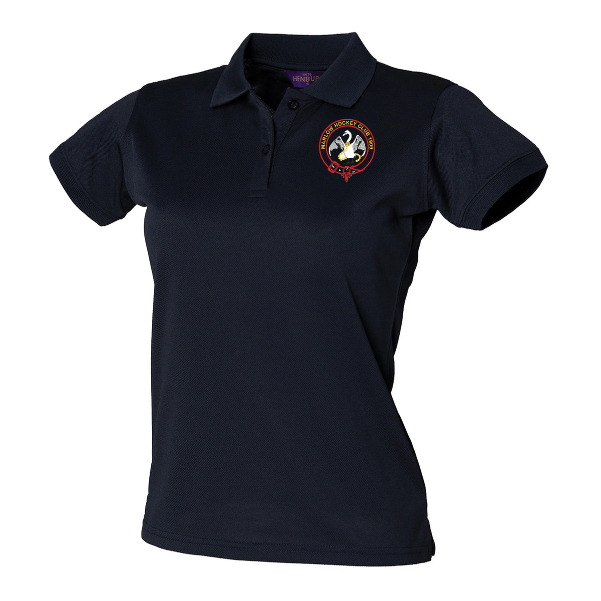 Marlow Hockey Club Womens Social Polo Shirt: Navy