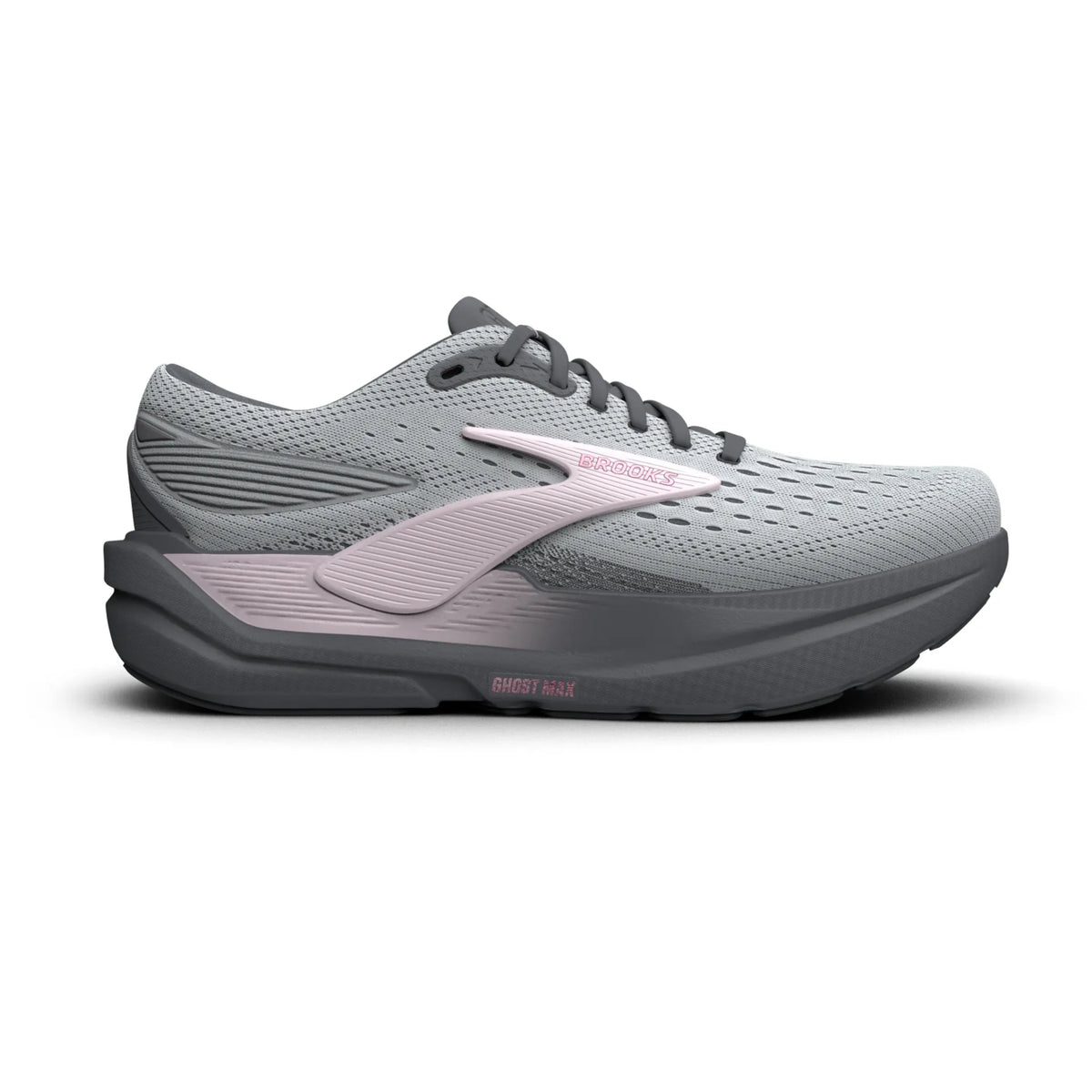 Brooks Ghost Max 3 Womens Running Shoes: Black/Black/Rose Gold
