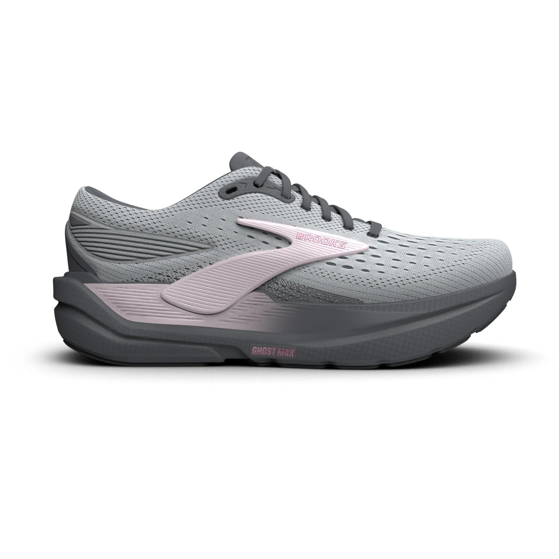 Brooks Ghost Max 3 Womens Running Shoes: Black/Black/Rose Gold
