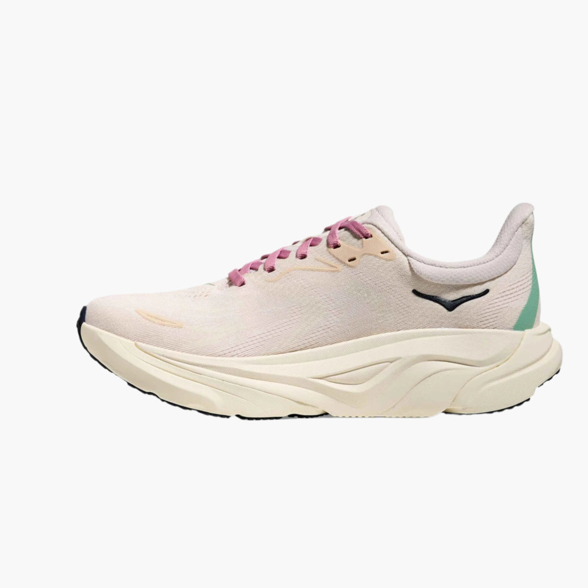 Hoka Arahi 8 Womens Running Shoes: Rose Cream/Alabaster