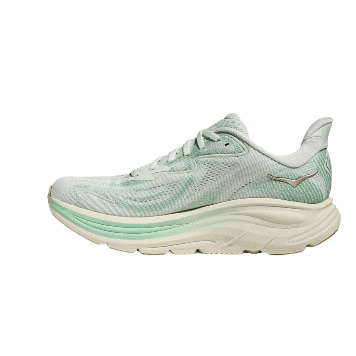 Hoka Clifton 10 Womens Running Shoes: Sea Glass/Jadeite