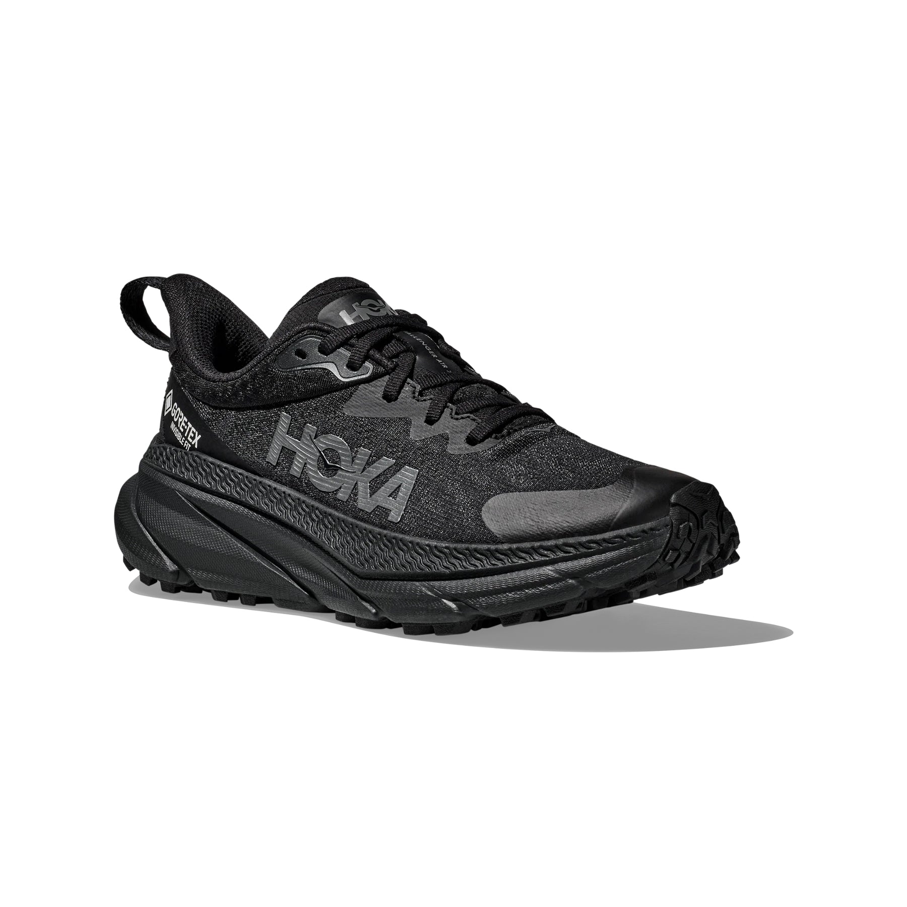 Hoka Challenger 7 GTX Womens Running Shoes: Black