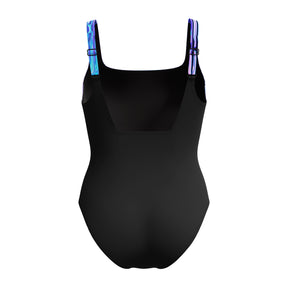 Speedo Women's Contour Eclipse Swimsuit: Blue/Purple
