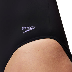 Speedo Women's Contour Eclipse Swimsuit: Blue/Purple