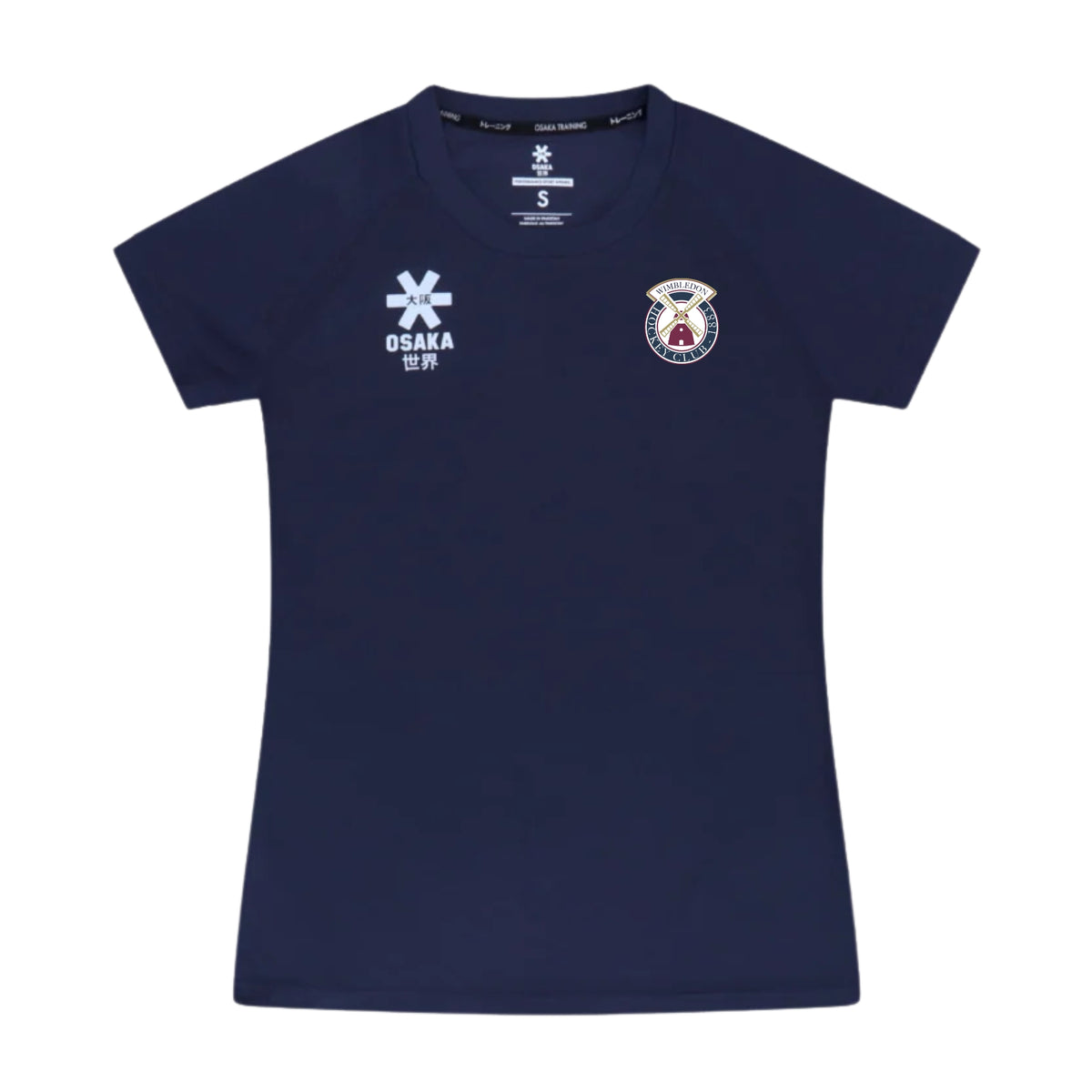 Wimbledon HC Women's Osaka Training Tee Short Sleeve: Navy