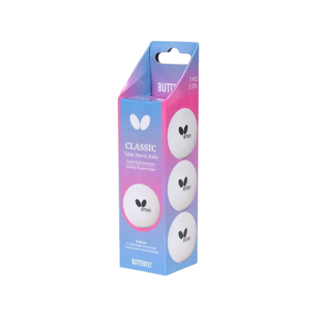 Butterfly Classic Balls 3 Pack