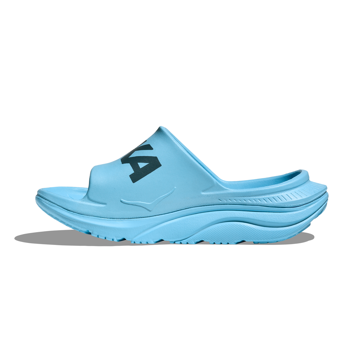 Hoka Ora Athletic Slides: Soaring Blue/Faded Navy