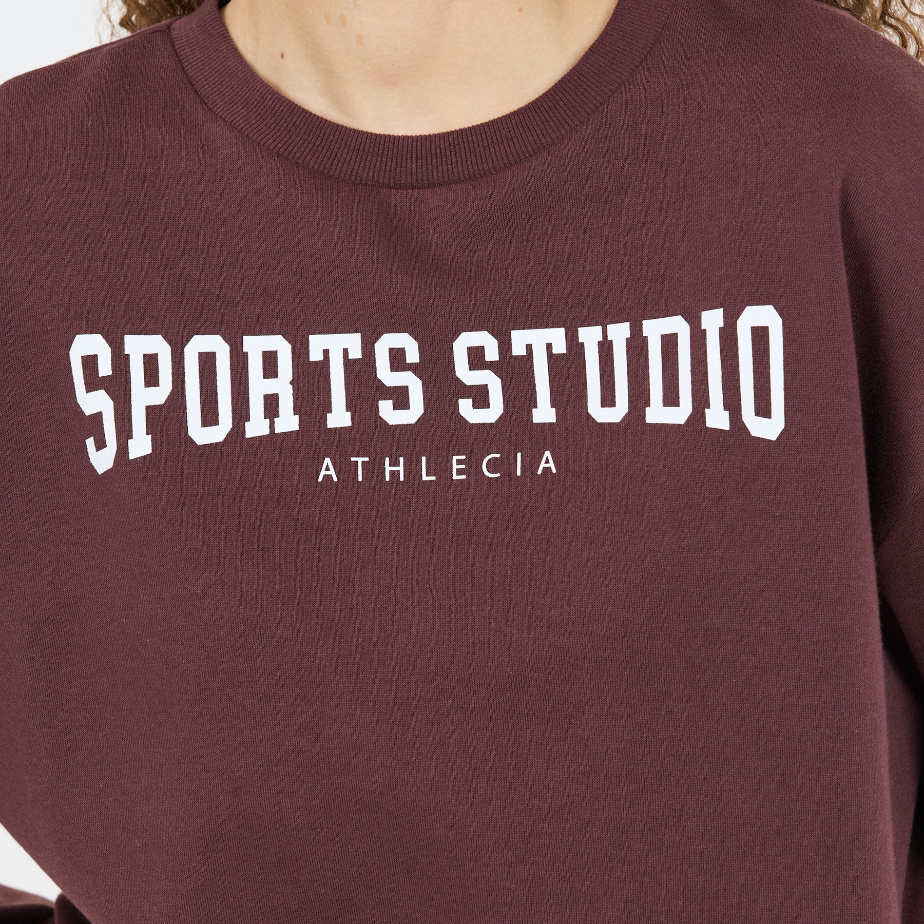 Athlecia Womens Giannis W Crew Neck: Fudge