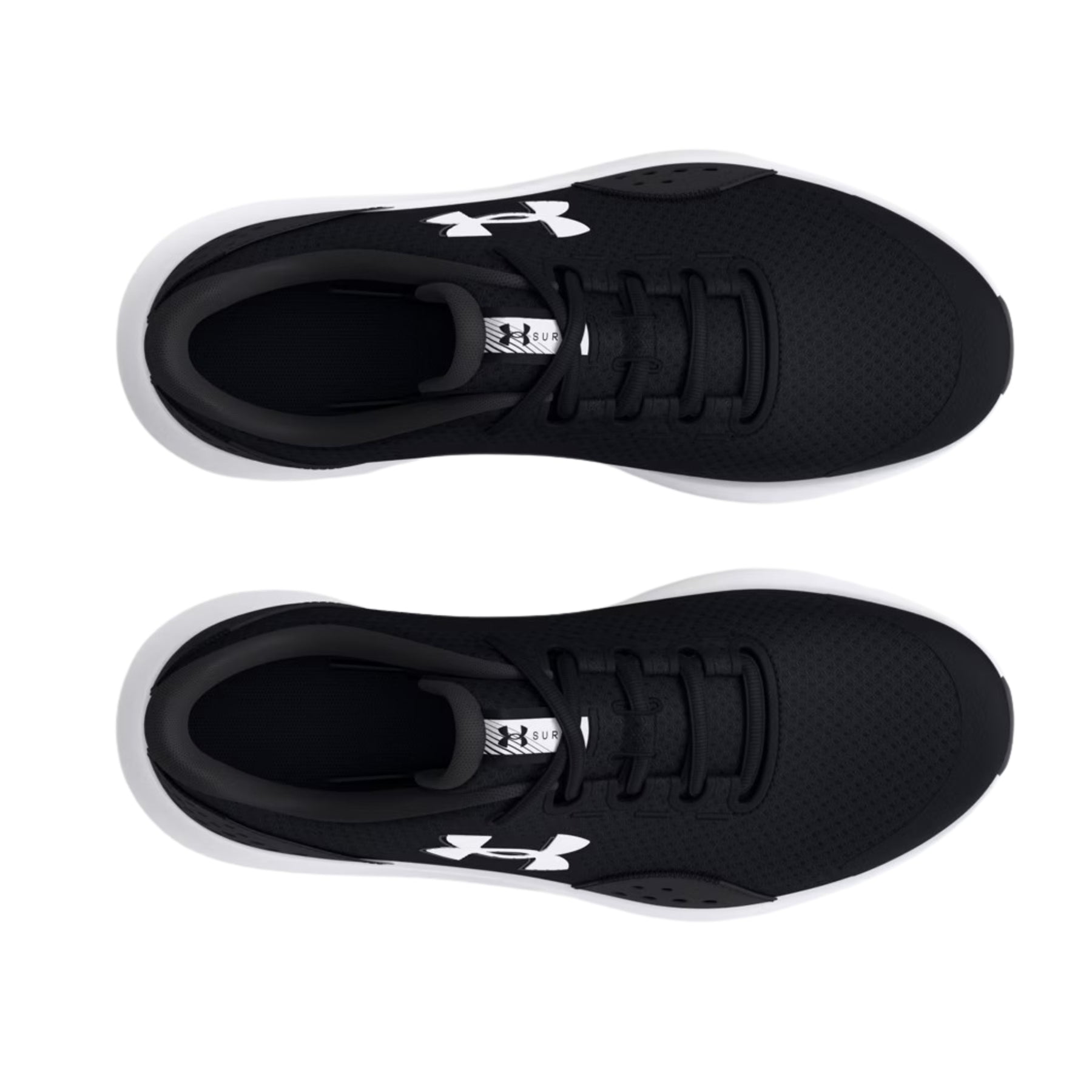 Under Armour Surge 4 Kids School Running Shoes: Black/Anthracite/White